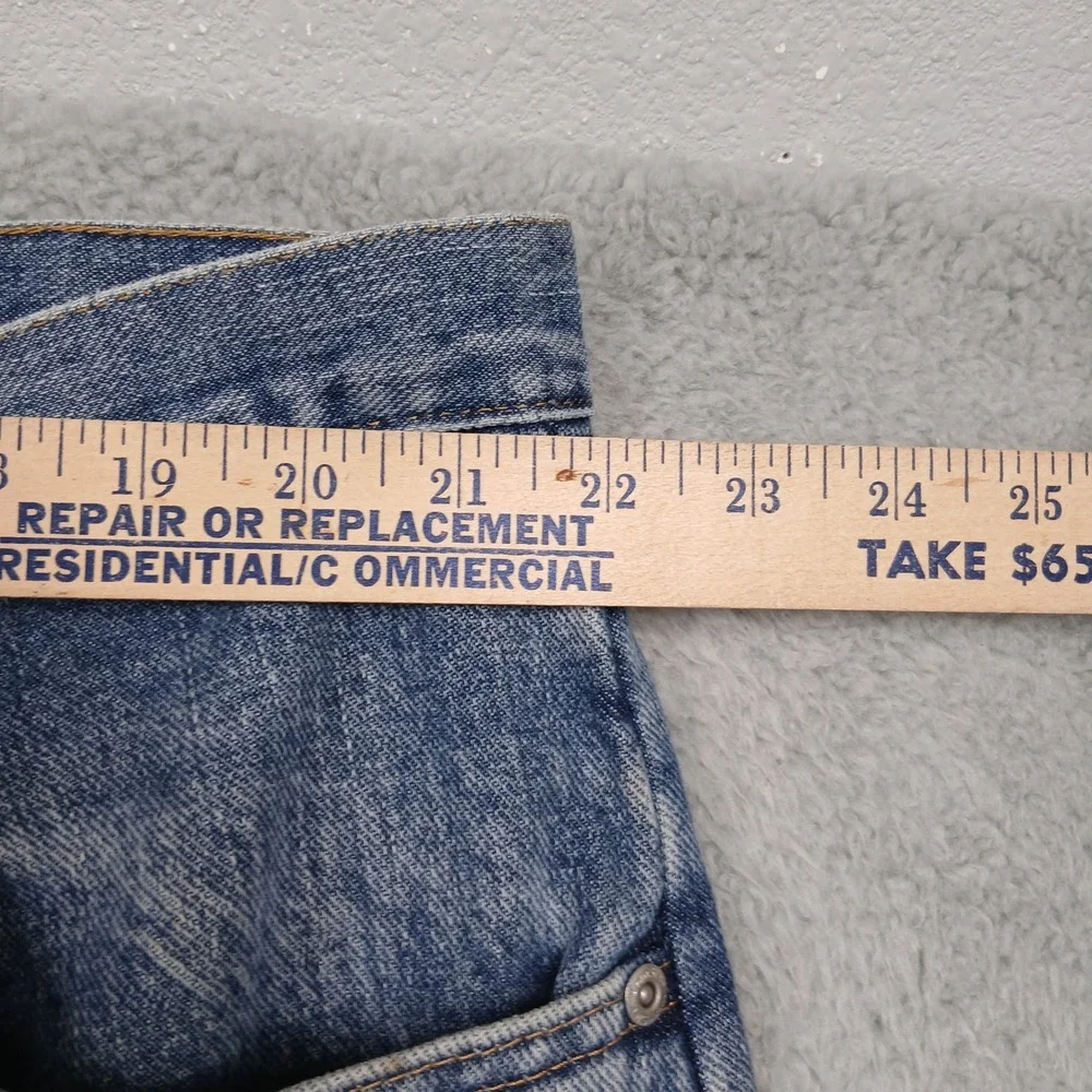 Wrangler Relaxed Fit Blue Jeans Men's 44x30 Made in Nicaragua USA Fabric‎